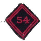 Losange de bras modèle 45 54ème Bataillon du Génie troupe armée française