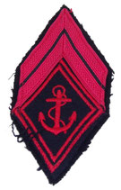 Losange de bras modèle 45 TDM Troupes de Marine troupe grade caporal armée française