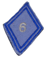 Losange de bras modèle 45 6ème Régiment Matériel armée française