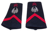 Paire de fourreaux d’épaule soldat de première classe Train armée française