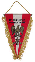 Fanion 15ème Division d’Infanterie DI 1985 armée française