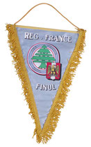 Fanion Reg France Finul Liban 15ème DI Division d'Infanterie armée française