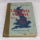 Livre/manuel scolaire L’anglais vivant avec FAUX tampon allemand WW2