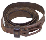 Ceinture en cuir de pantalon armée française Indochine/Algérie