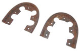 Paire de fers pour talons de bottes/brodequins allemand WW2