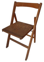 Chaise pliante en bois BEF GB WW2