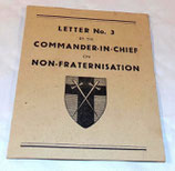 Letter N°3 by the Commander-in-Chief on Non-Fraternisation GB WW2