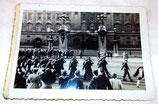 Photo originale changement de la garde à Buckingham Palace, octobre 1945 GB WW2