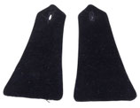 Paire de pattes d’épaule en velours noir sapeur Génie armée française