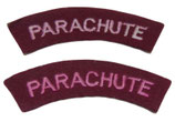 Paire de titles Parachute précoce parachutiste Airborne GB WW2 REPRODUCTION