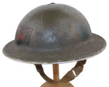 Casque MK2 avec insignes 53rd Welsh Infantry Division/Royal Corps of Signals GB WW2