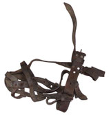 Licol de cavalerie fabriqué avec du cuir de récupération allemand WW2