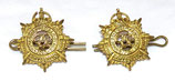 Paire de Collar badges RASC Royal Army Service Corps GB WW1/WW2