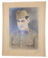 Portrait soldat 196ème Régiment d’Artillerie RA français WW2