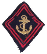 Losange de bras modèle 45 TDM Troupes de Marine cadre armée française