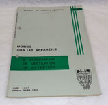 Manuel Notice sur les appareils d’exploration de ventilation de détection BSP 253 Sapeurs-Pompiers de Paris français