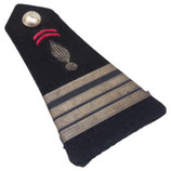 Patte d’épaule commandant avec grenade et soutaches rouges armée française