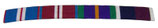 Barrette de décorations Golden Jubilee Medal 2002/Diamond Jubilee/Accumulated Campaign Service (Queen Elizabeth II)/RAF Long Service Medal GB