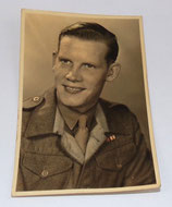 Photo portrait soldat GB WW2