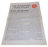 Journal/tract De Vliegende Hollander N°4 03/07/1943 (largué par la RAF) H13 Hollande WW2
