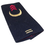 Fourreau d’épaule soldat avec 2 brisques d'ancienneté Zouaves armée française