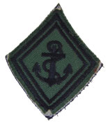 Losange de bras modèle 45 TDM Troupes de Marine troupe modèle vert basse visibilité armée française