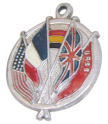 Médaille drapeaux alliés libération français WW2
