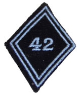 Losange de bras modèle 45 42ème Régiment de Transmissions armée française