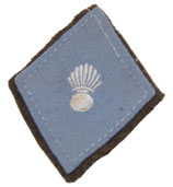 Losange de bras modèle 45 Intendance Administration Commissariat Armée de Terre CAT cadre armée française