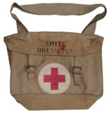 Musette médicale d’infirmier Shell Dressings GB WW2