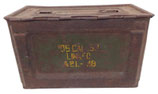 Caisse à munitions mitrailleuse Calibre 50 12,7mm US WW2