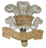 Cap badge The Welch Regiment GB WW1/WW2