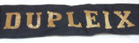 Bande/ruban légendé de bachi DUPLEIX Marine Nationale armée française