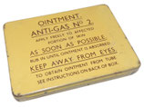Boite pleine Ointment Anti-Gas N°2 BEF GB WW2