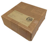 Colis carton RAF Royal Air Force Sutton-on-Hull Yorkshire GB