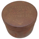 Boite en métal pour 6 charges d'appoints Zusatzladg 12 cm GrW42 allemand WW2