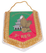 Fanion Les sous-officiers 2ème REG Régiment Etranger du Génie Légion Etrangère armée française