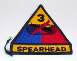 Insigne 3rd Armored Division Spearhead armée US