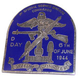 Insigne commémoratif 1st Special Service Brigade Commando D-Day 6th June 1944 GB WW2