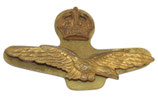 Insignes pour calot officier RAF Royal Air Force GB WW2