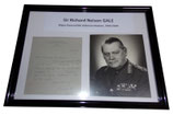 Lettre et photo signée par le Général Richard N Gale, 6th Airborne Division Normandie 1944 GB WW2