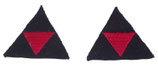 Paire d’insignes 3rd Infantry Division GB