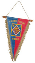 Fanion 1er Régiment d’Artillerie de Marine RAMA armée française
