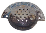 Plaque pour microphone "Feind Hort Mit!" radio allemand WW2