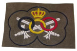 Insigne brevet Test Militaire d'Aptitude Physique TMAP armée belge ABL