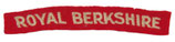 Title brodé Royal Berkshire GB WW2