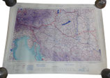 Carte Trieste-Budapest Army/Air GB WW2