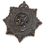 Cap badge bakélite RASC Royal Army Service Corps GB WW2