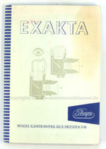 Ihagee Exakta Prospektmappe mit Prospekten