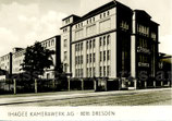 Ihagee Postkarte, geschrieben von Ingeborg Lesser 1967